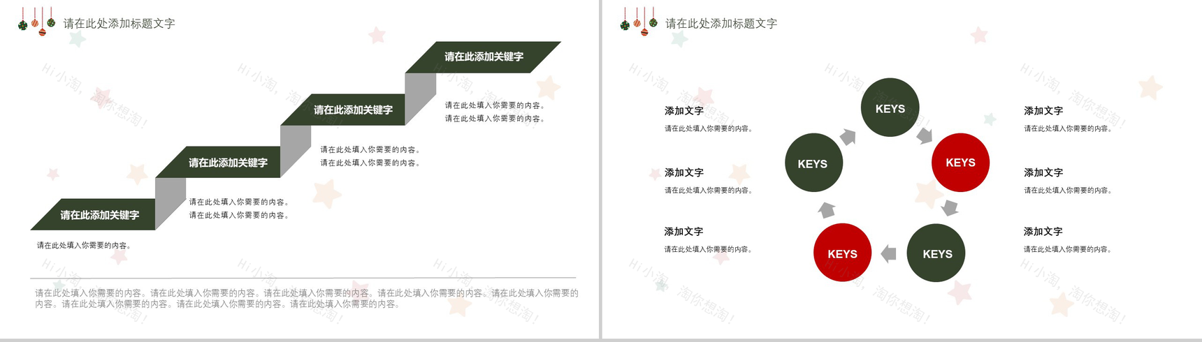 极简小清圣诞节活动策划方案汇报总结PPT模板-7