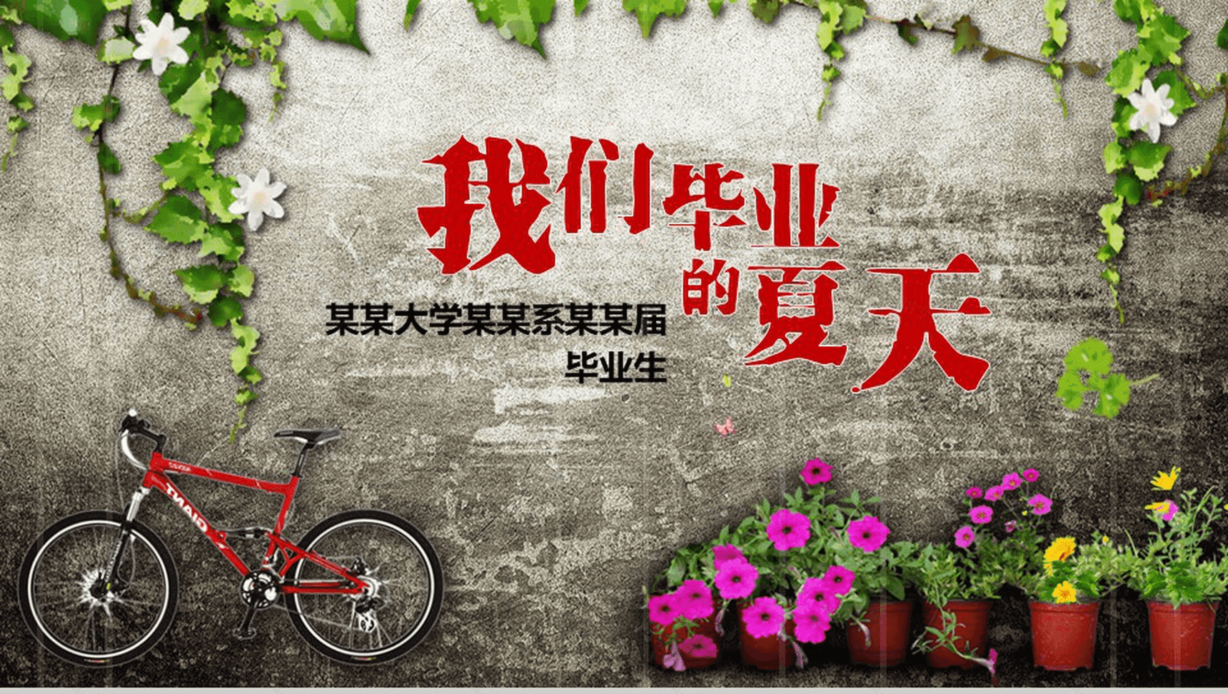 创意毕业季同学聚会青春纪念册-1