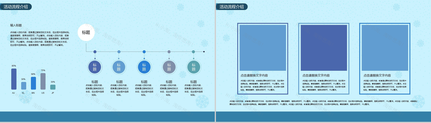 简约小清新圣诞快乐圣诞活动策划PPT通用模板-3