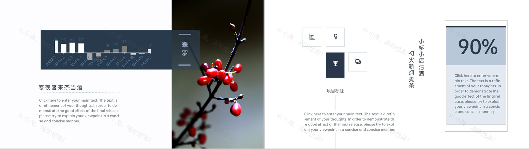 蓝灰高端大气唯美风九九重阳节活动策划方案PPT模板-11