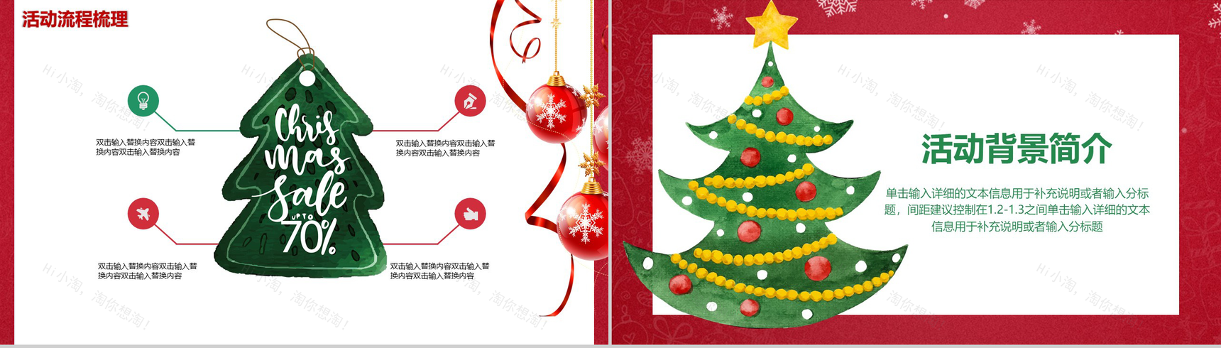 喜庆圣诞节活动策划方案汇报总结PPT模板-10