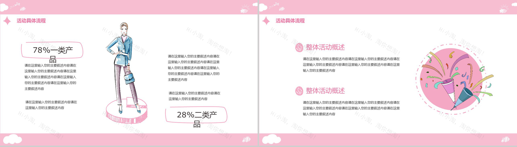 三八女神节促销方案通用PPT模板-7