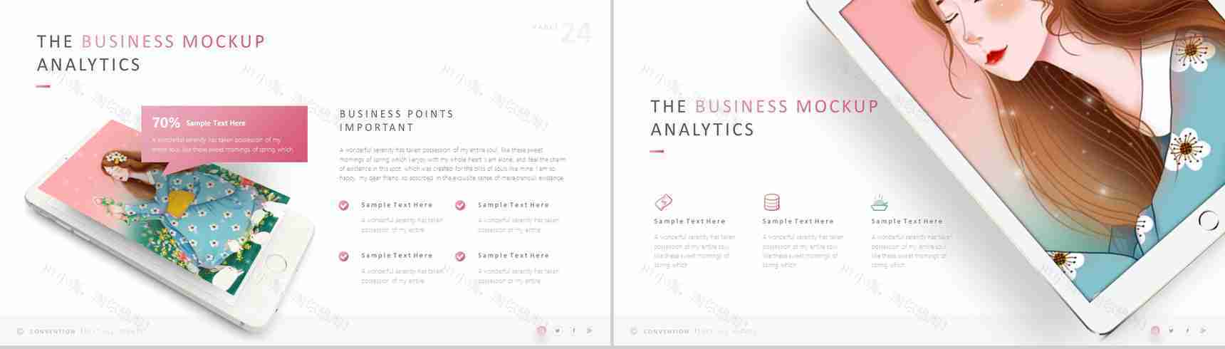 38清新女王节活动宣传PPT模板-13