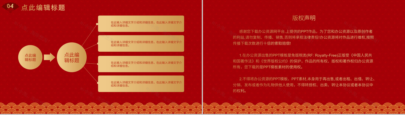 实用大气风格春节习俗活动策划PPT模板-10