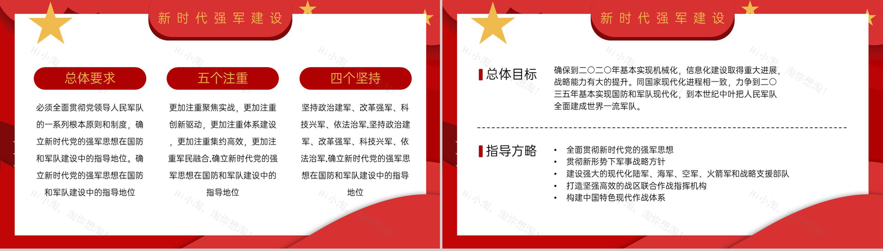 红色简约风八一建军节铁血铸军魂志气在人心专题课件PPT模板-12