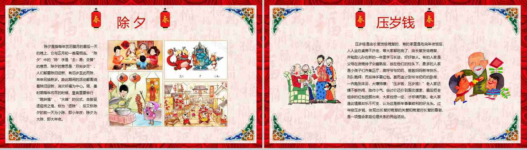 春节习俗传统文化PPT模板-11