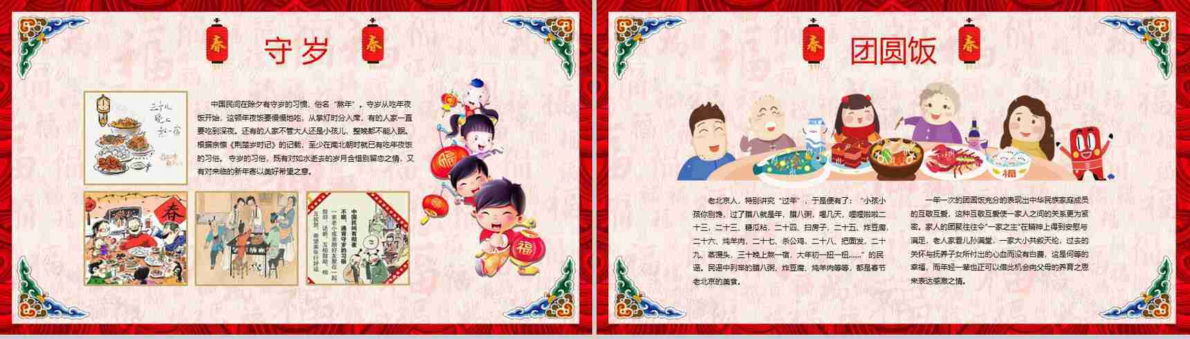 春节习俗传统文化PPT模板-10