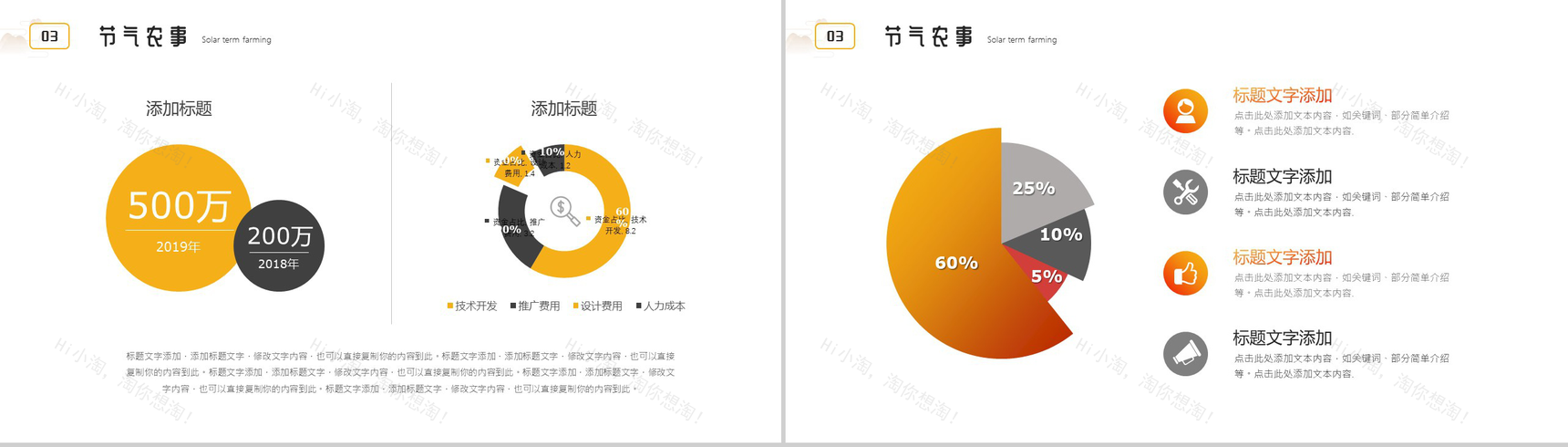 黄色简约中国二十四节气之芒种的介绍PPT模板-7