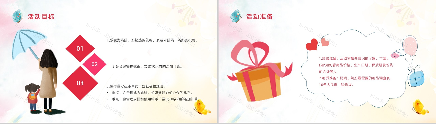 庆祝女神节感恩母亲幼儿园妇女节活动方案PPT模板-9