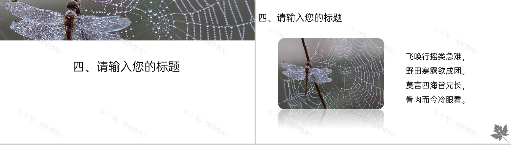 灰色简约风传统节气寒露主题工作汇报总结PPT模板-8