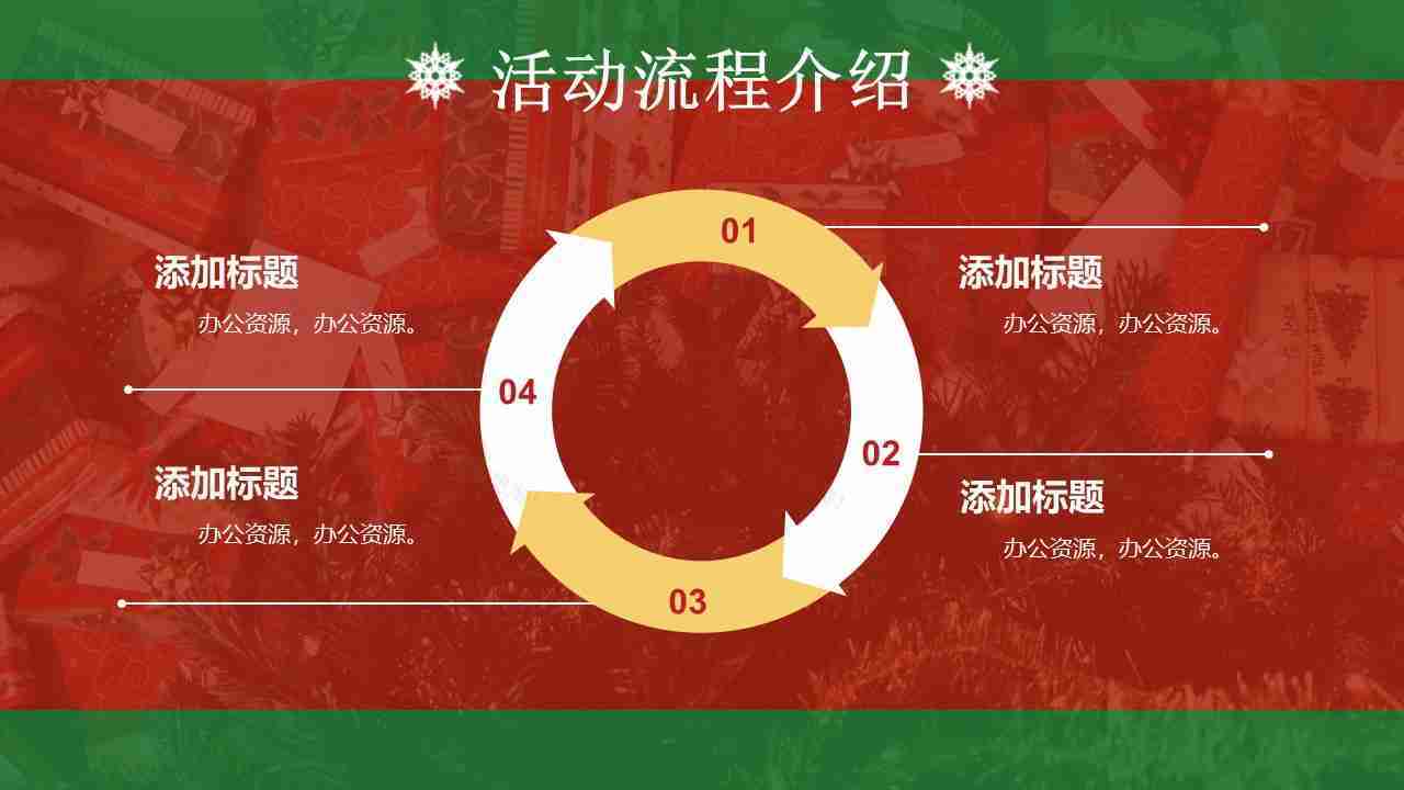 创意多彩风格圣诞节活动策划PPT模板-6