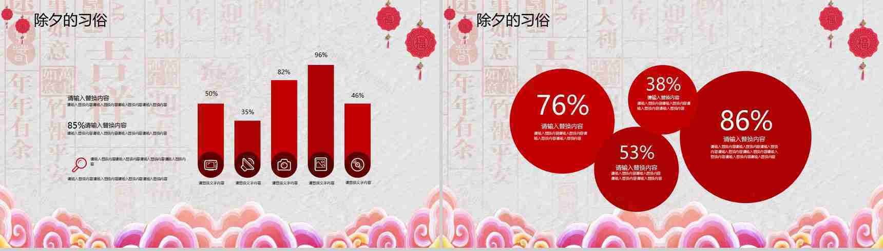 中国风除夕传统文化介绍PPT模板-6