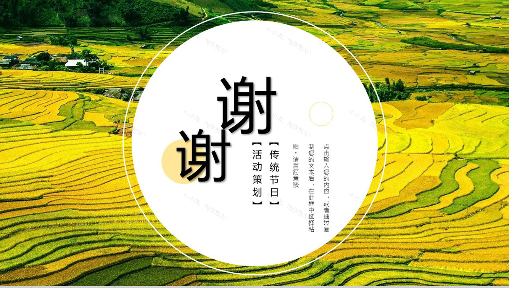 二十四节气芒种主题活动介绍PPT模板-11