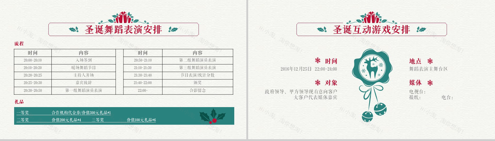 创意时尚精美圣诞节活动方案策划汇报PPT模板-11