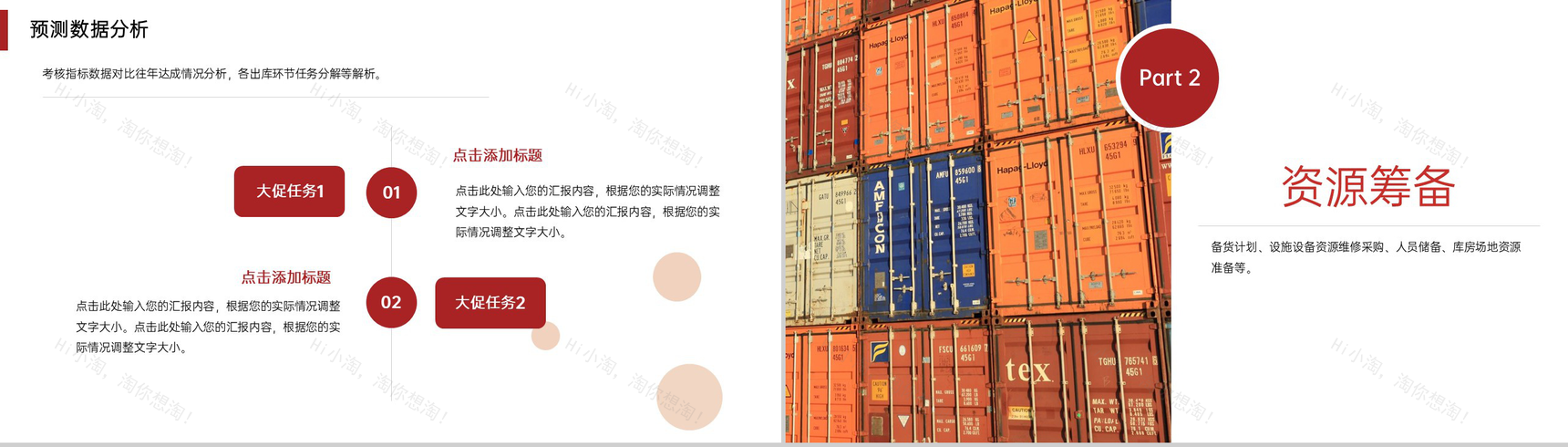 红色简约风双11促销运营方案风险预案PPT模板-4