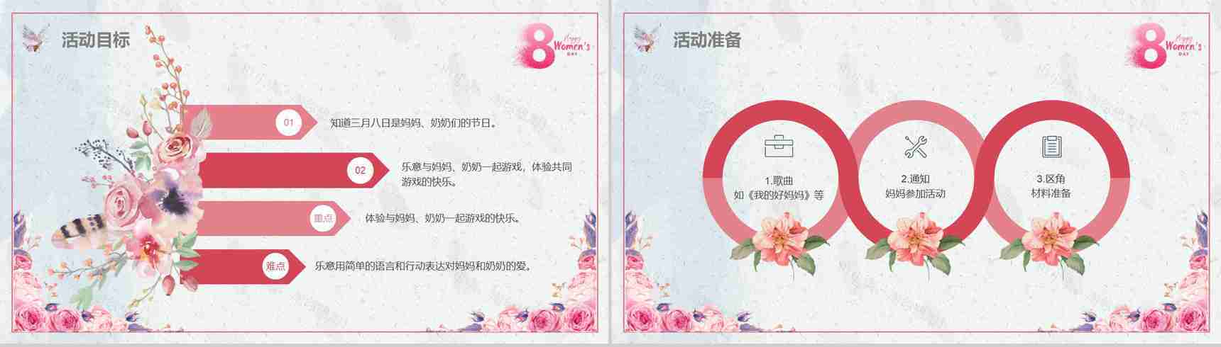 38庆祝女神节感恩母亲PPT模板-4