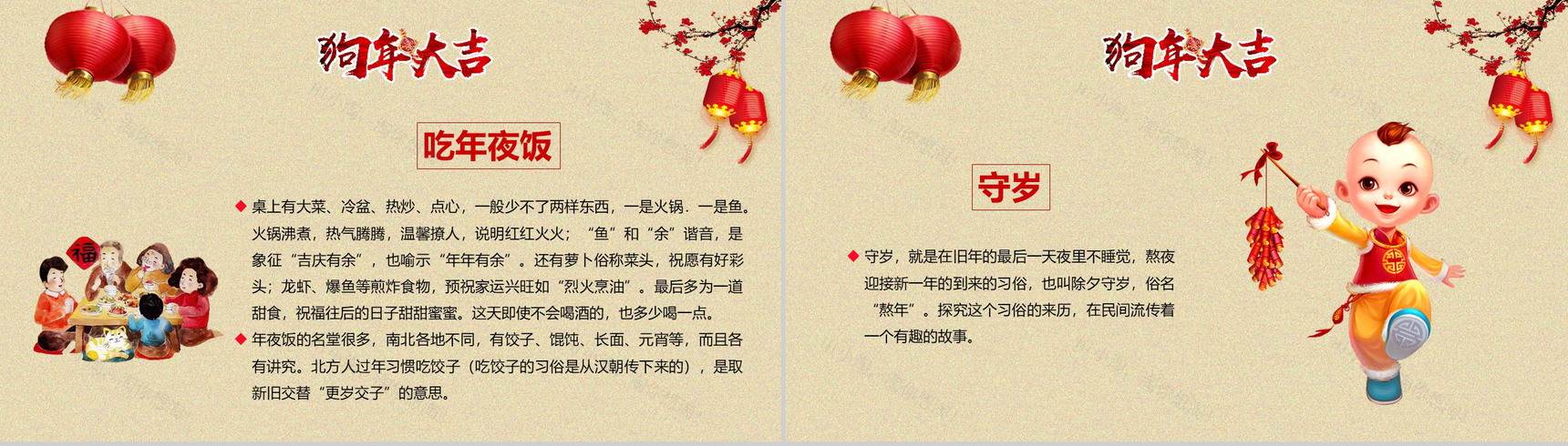 春节习俗传统文化主题班会PPT模板-8