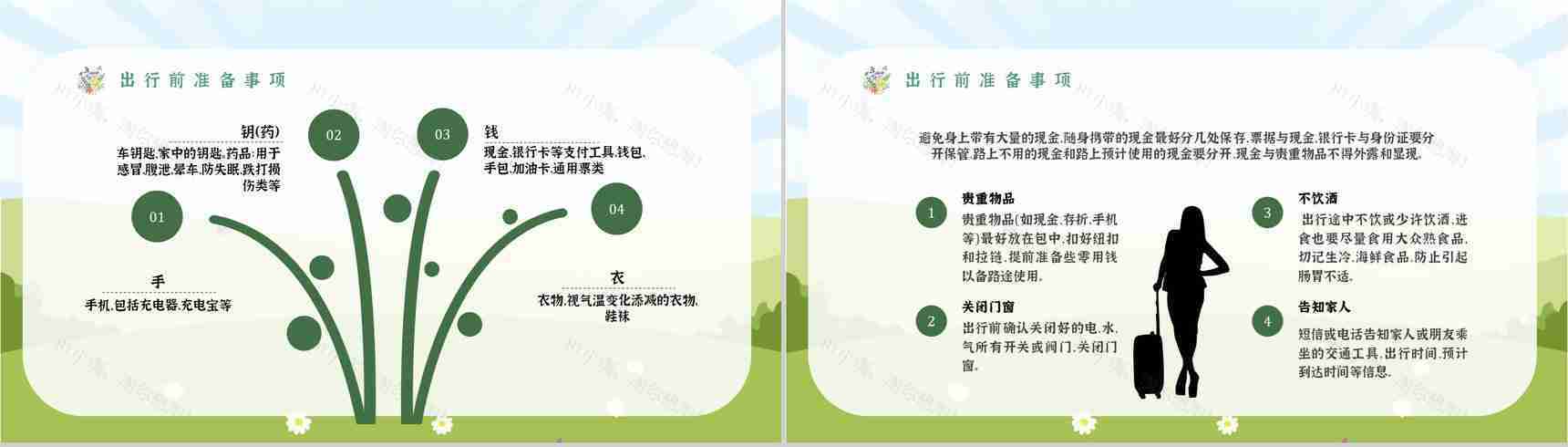 暑假旅行线路推荐假期旅行计划攻略经典推荐PPT模板-8