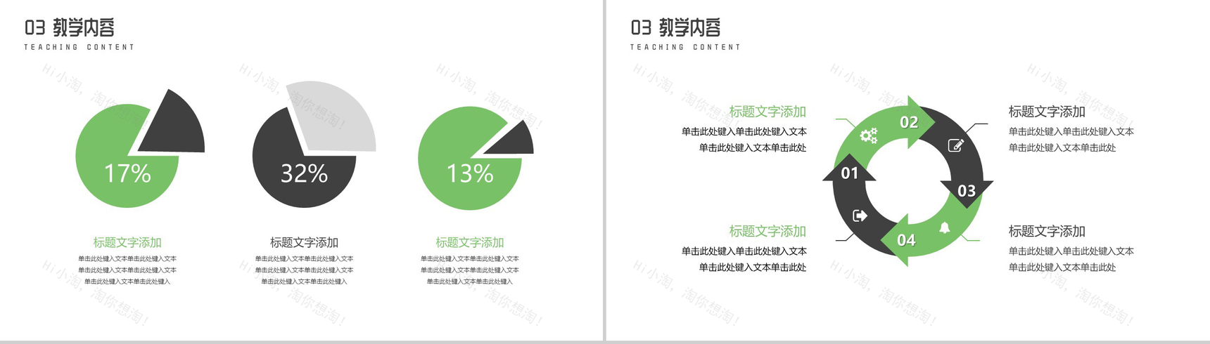 绿色唯美艺术绘画成长互动学习能力方法计划PPT模板-7