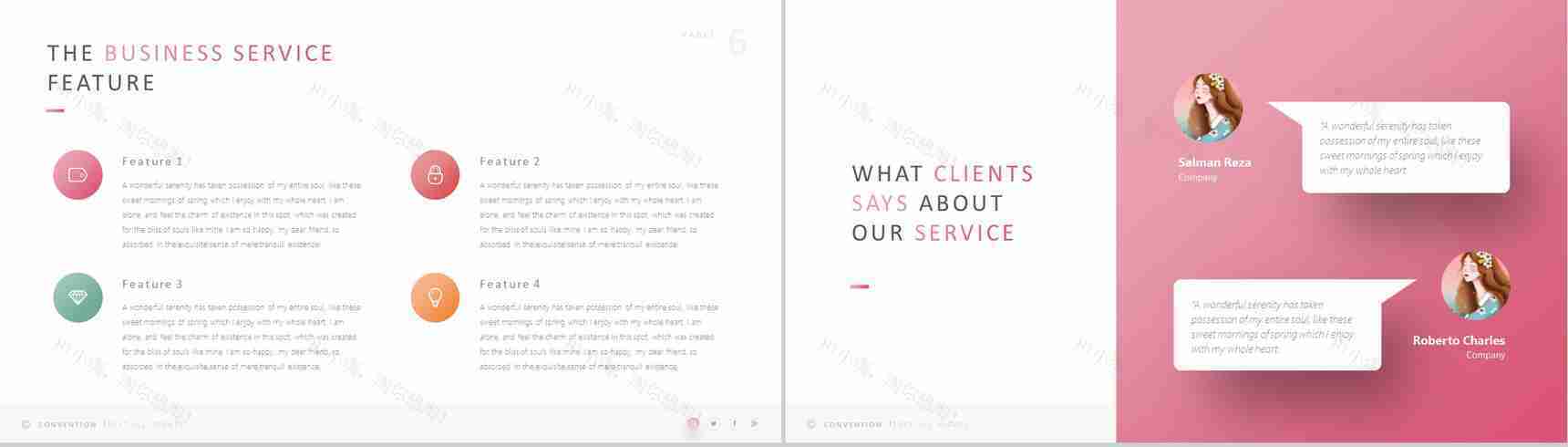 38清新女王节活动宣传PPT模板-4