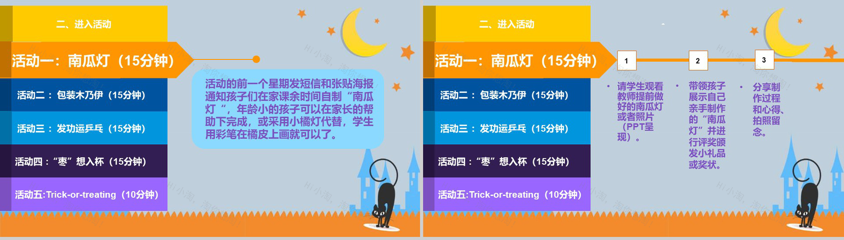 万圣节狂欢夜活动策划方案节日庆典PPT模板-9