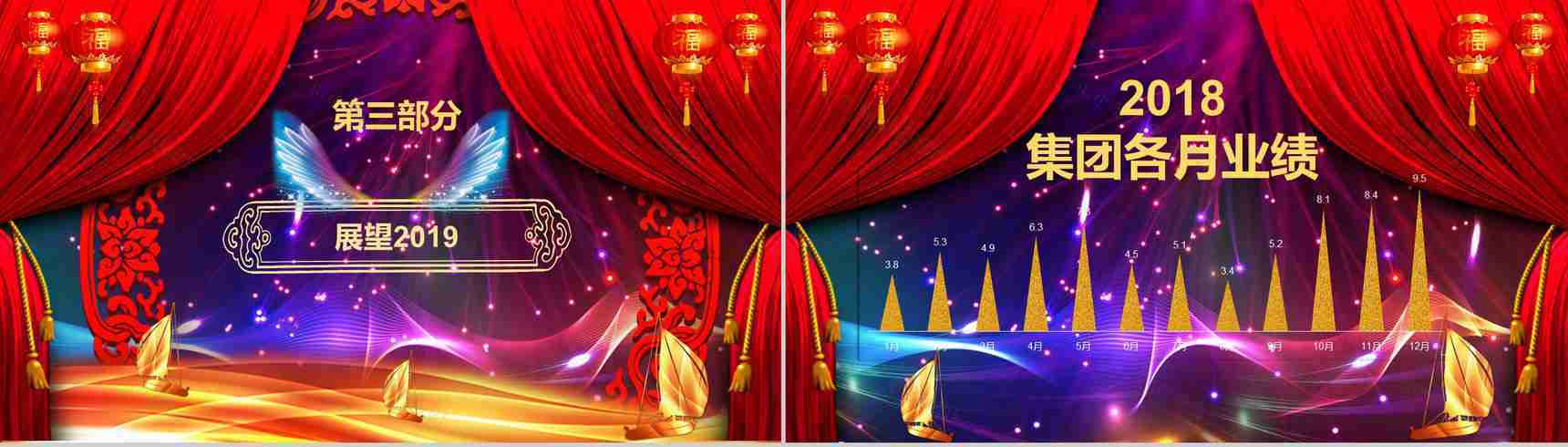 2019年会开门红节日庆典PPT模板-10