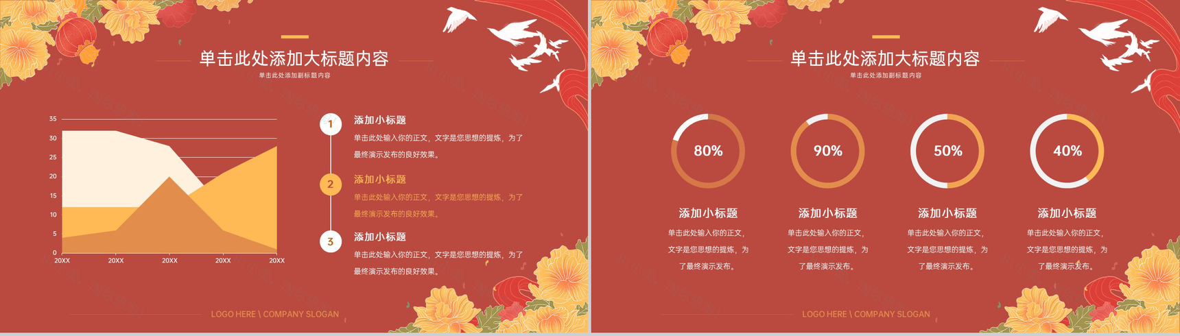 红色中国风五一劳动节国潮文化活动策划PPT模板-5