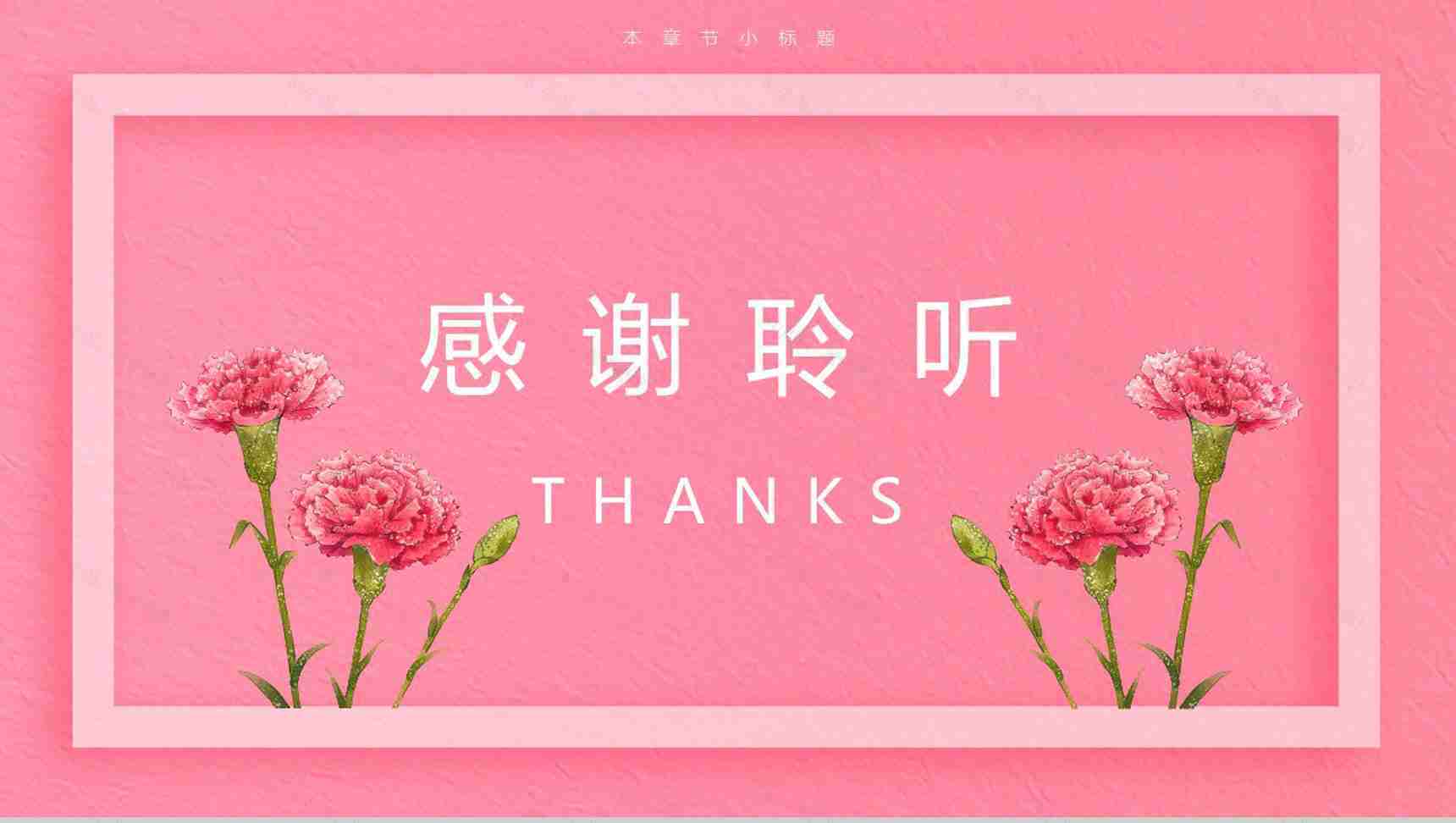 感恩母亲节大型活动宣讲汇报PPT模板-11