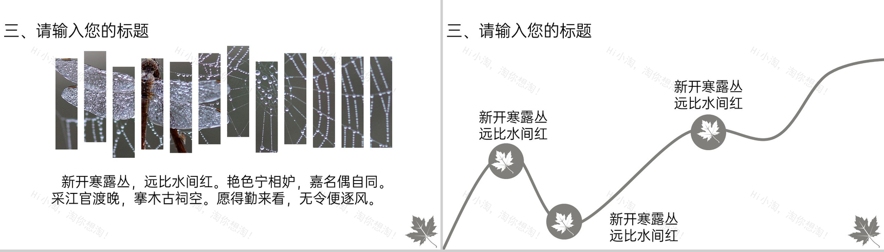 灰色简约风传统节气寒露主题工作汇报总结PPT模板-7