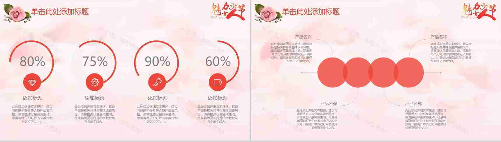 魅力38女王节活动策划实用PPT模板-5