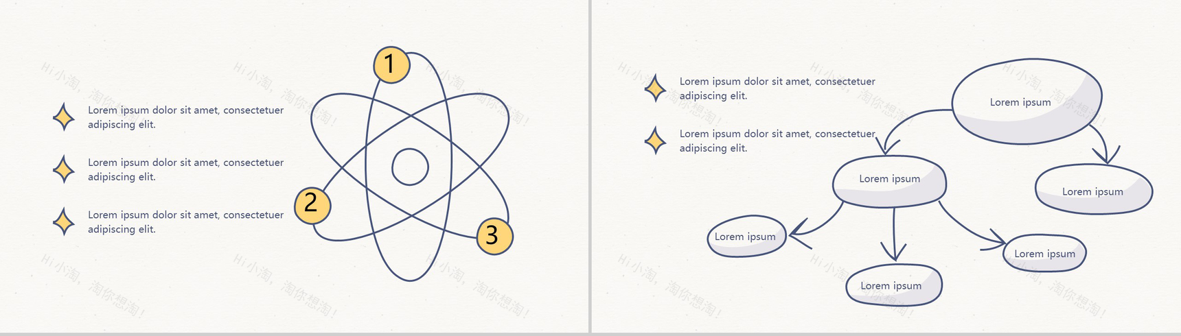 学生清新创意手绘PPT模板-14
