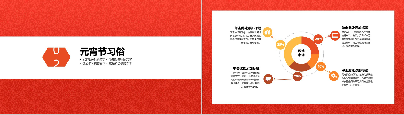 20XX中国风系列中国传统节日元宵节介绍主题演讲PPT模板