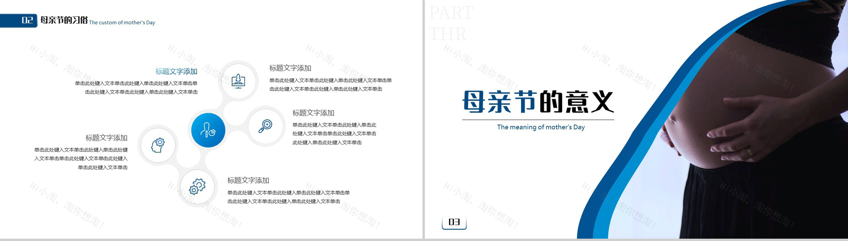 致敬伟大的母亲感恩母亲节PPT模板-6