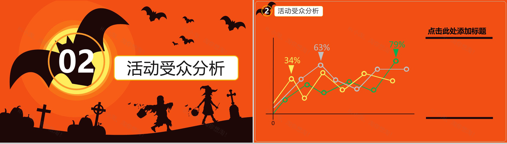 万圣节之夜主题派对节日庆典PPT模板-5