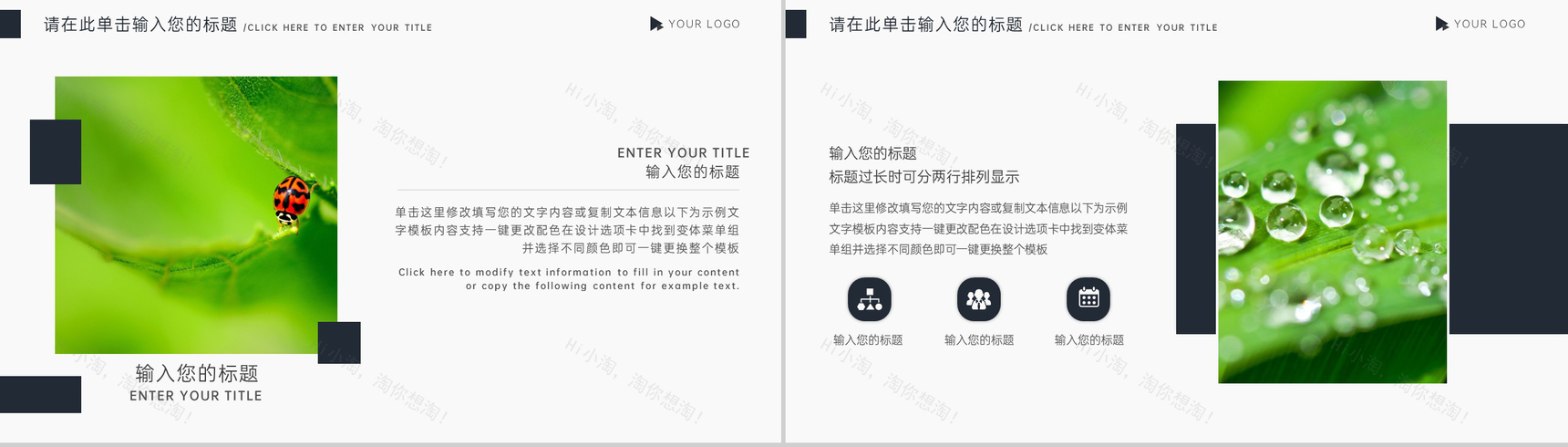 绿色简约风立春节气传统文化介绍PPT模板-5