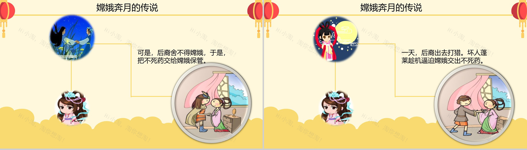 时尚简约月饼背景中秋佳节活动主题班会PPT模板-8