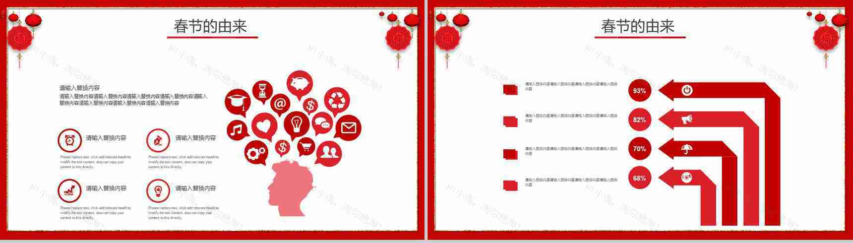 新年习俗春节习俗介绍讲解PPT模板-4
