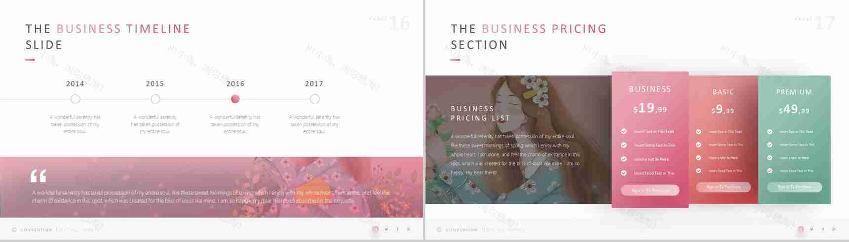 38清新女王节活动宣传PPT模板-9