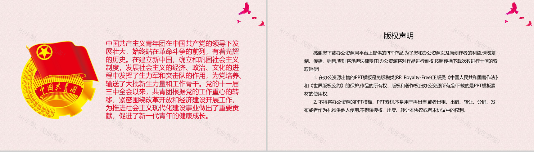 庄严大气共青团团组织团日活动PPT模板-10