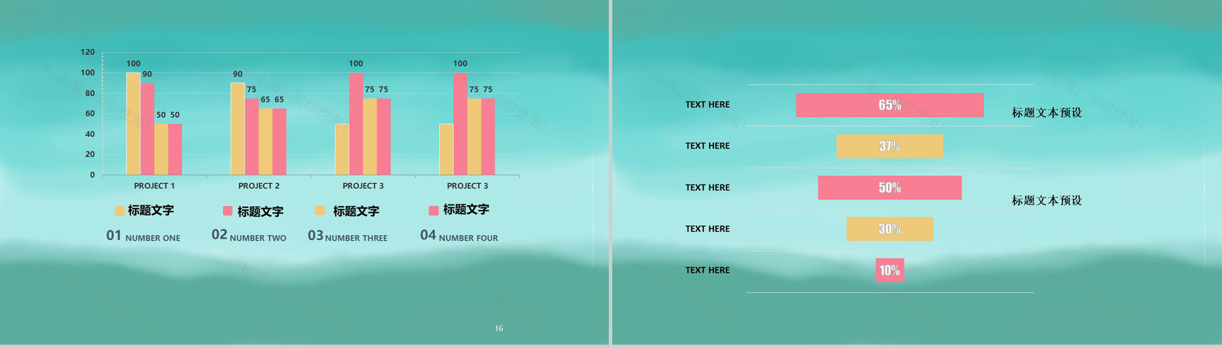 小清新绿色荷花立夏节气活动策划PPT模板-9