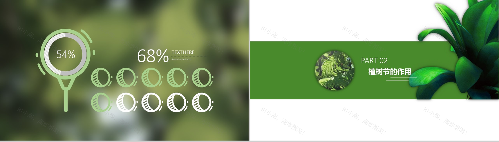 3.12国际植树节共创绿色家园PPT模板-4