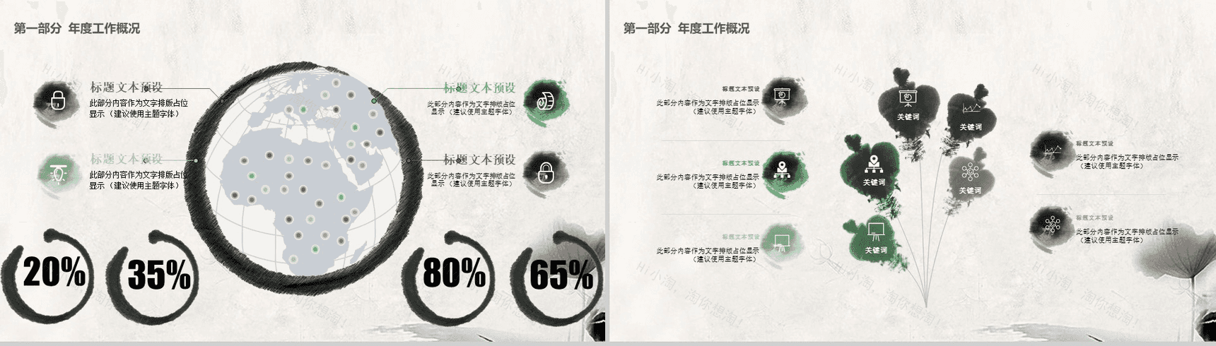 简约创意中国风感恩老师教师节活动PPT模板-5