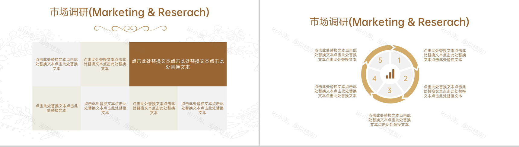 棕色中国风爱在七夕情人节公司活动策划介绍PPT模板-7
