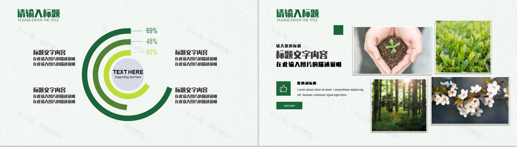 冬渐远春意浓时尚春分介绍PPT模板-3