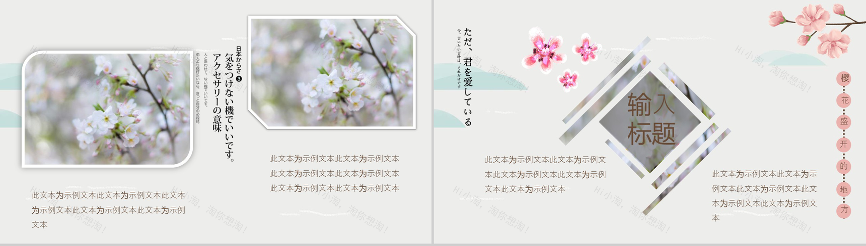 樱花节日本赏樱之旅策划方案PPT模板-4