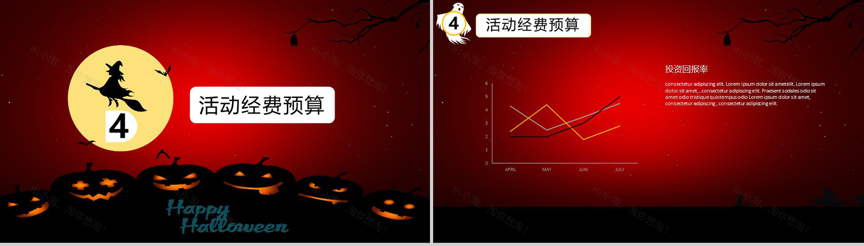 万圣节之夜狂欢派对活动策划PPT模板-10
