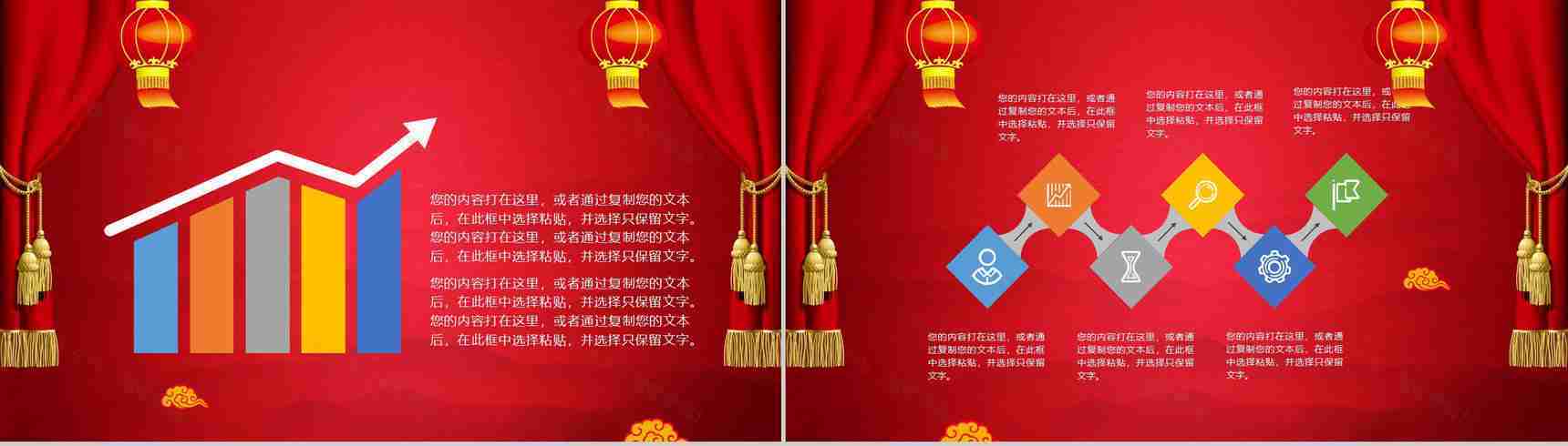 2019中国风开门红企业年会PPT模板-16