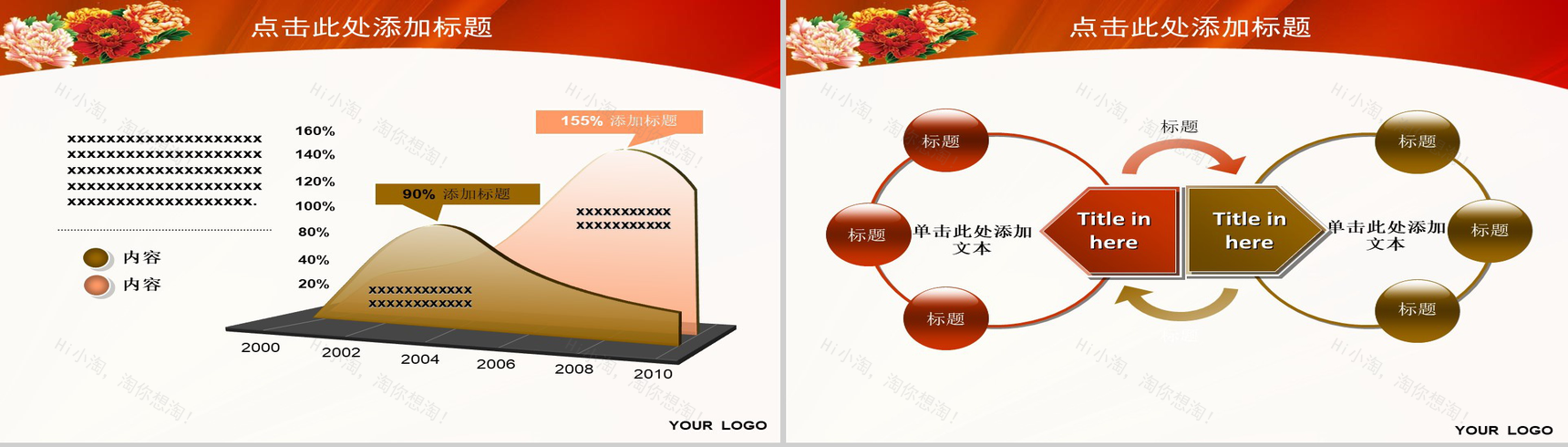 喜庆节日商务会议总结PPT模板-7