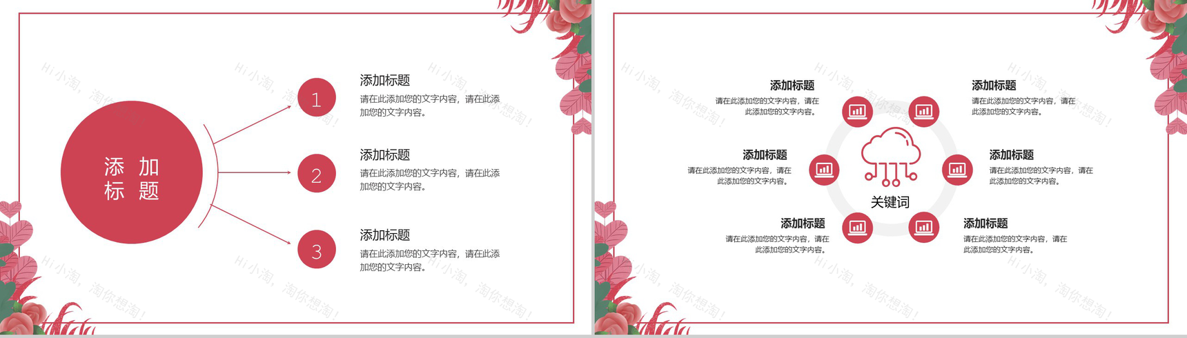 七夕情人节婚礼策划往后余生都是你主题PPT模板-4