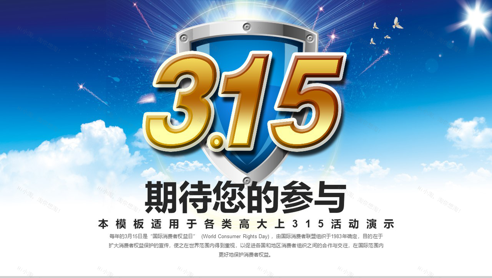 3.15诚信我们在行动政府工作演示PPT模板-15